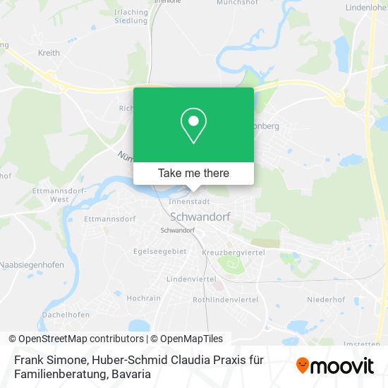 Frank Simone, Huber-Schmid Claudia Praxis für Familienberatung map