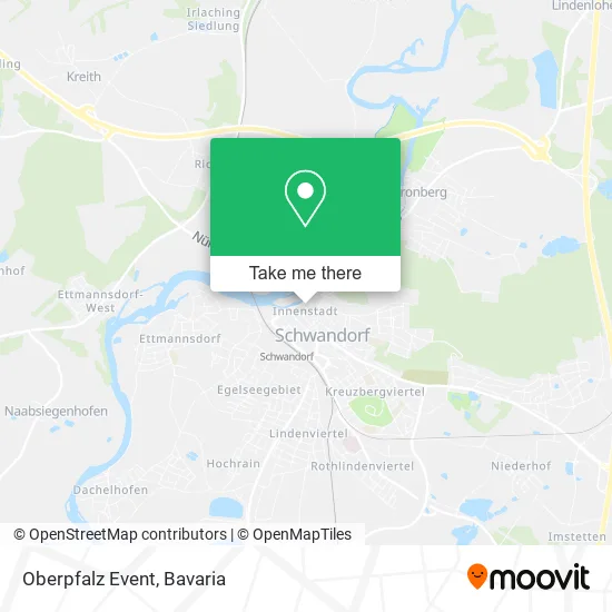 Карта Oberpfalz Event