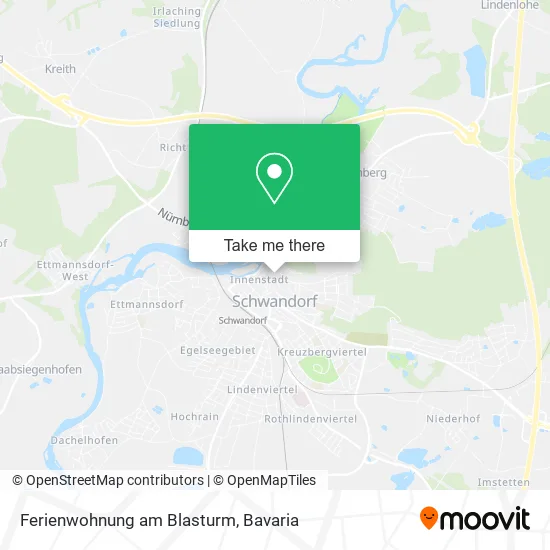 Карта Ferienwohnung am Blasturm
