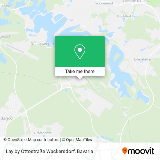 Lay by Ottostraße Wackersdorf map