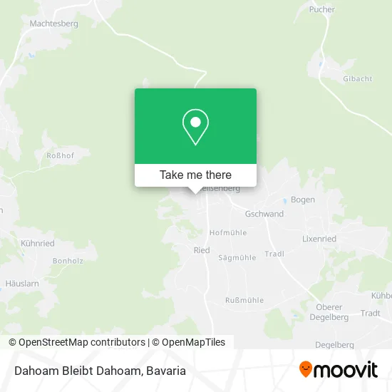 Карта Dahoam Bleibt Dahoam