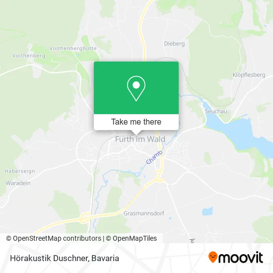Карта Hörakustik Duschner