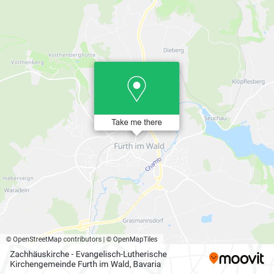 Zachhäuskirche - Evangelisch-Lutherische Kirchengemeinde Furth im Wald map