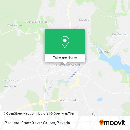 Карта Bäckerei Franz Xaver Gruber