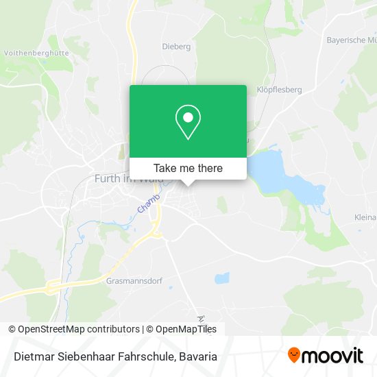 Dietmar Siebenhaar Fahrschule map