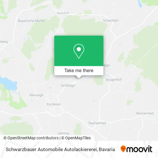 Карта Schwarzbauer Automobile Autolackiererei