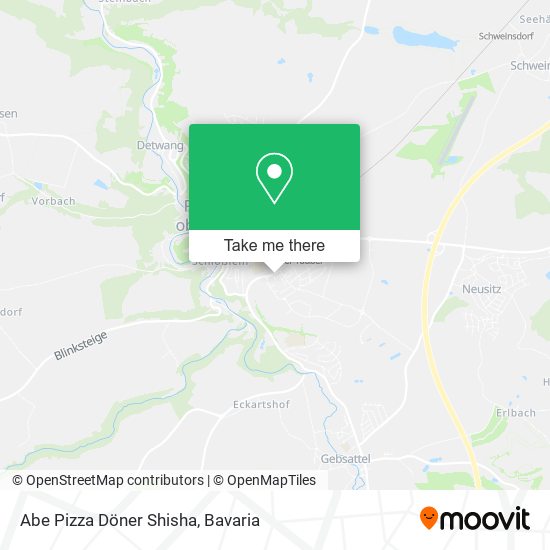 Abe Pizza Döner Shisha map