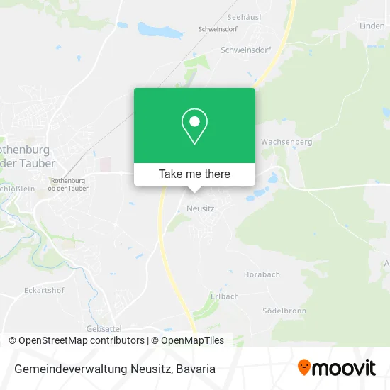 Карта Gemeindeverwaltung Neusitz