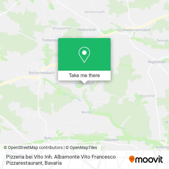 Pizzeria bei Vito Inh. Albamonte Vito Francesco Pizzarestaurant map