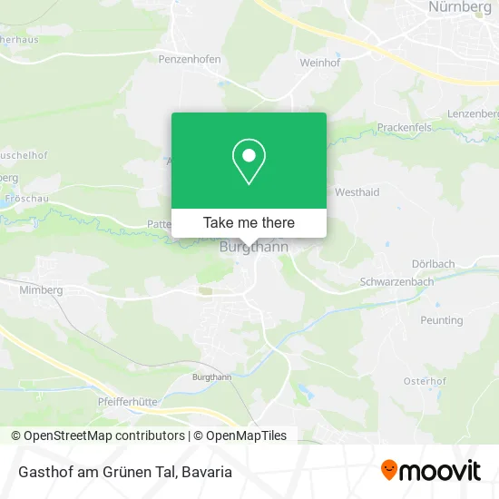 Карта Gasthof am Grünen Tal