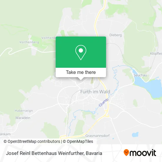 Карта Josef Reinl Bettenhaus Weinfurther