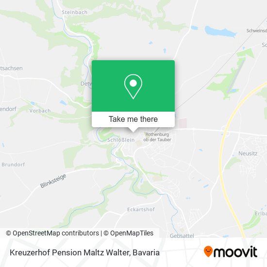 Kreuzerhof Pension Maltz Walter map