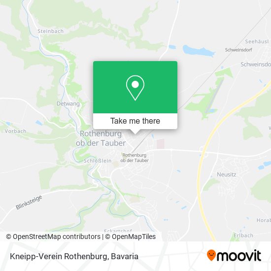 Kneipp-Verein Rothenburg map