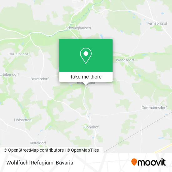 Карта Wohlfuehl Refugium