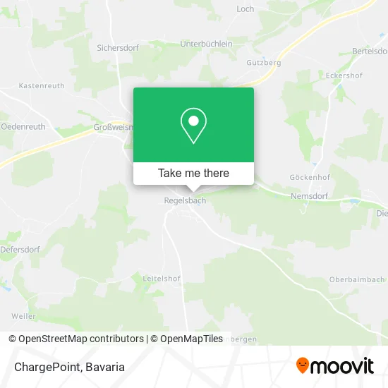 Карта ChargePoint