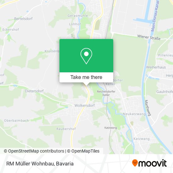 RM Müller Wohnbau map
