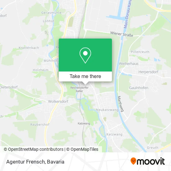 Карта Agentur Frensch