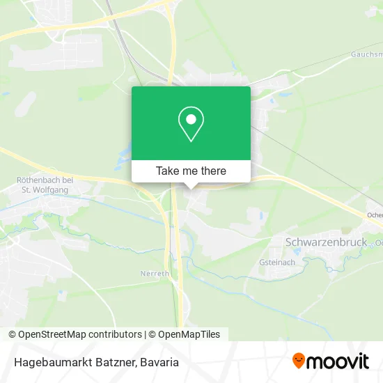 Карта Hagebaumarkt Batzner