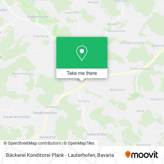 Bäckerei Konditorei Plank - Lauterhofen map
