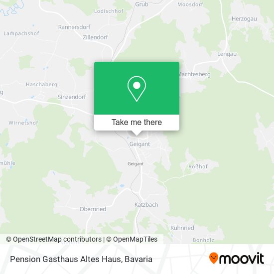 Pension Gasthaus Altes Haus map