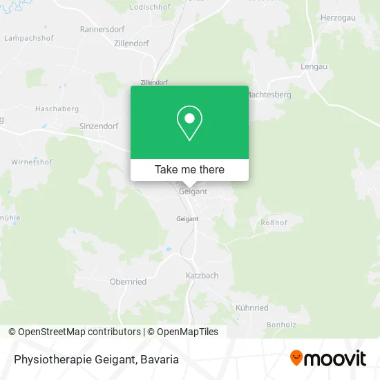 Карта Physiotherapie Geigant