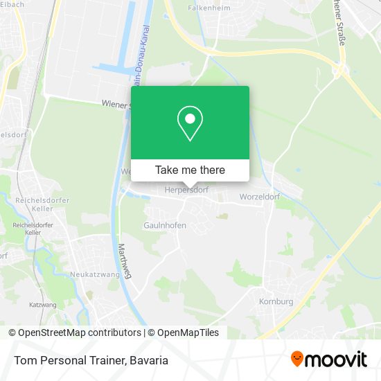 Tom Personal Trainer map