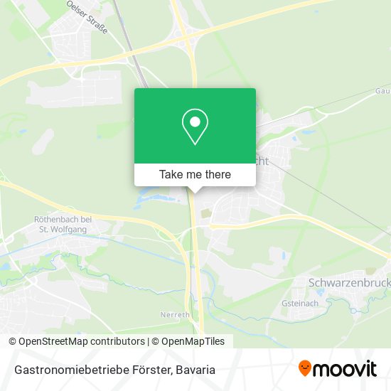 Gastronomiebetriebe Förster map
