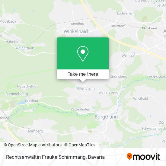 Rechtsanwältin Frauke Schimmang map