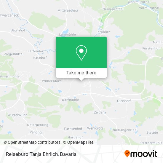 Reisebüro Tanja Ehrlich map