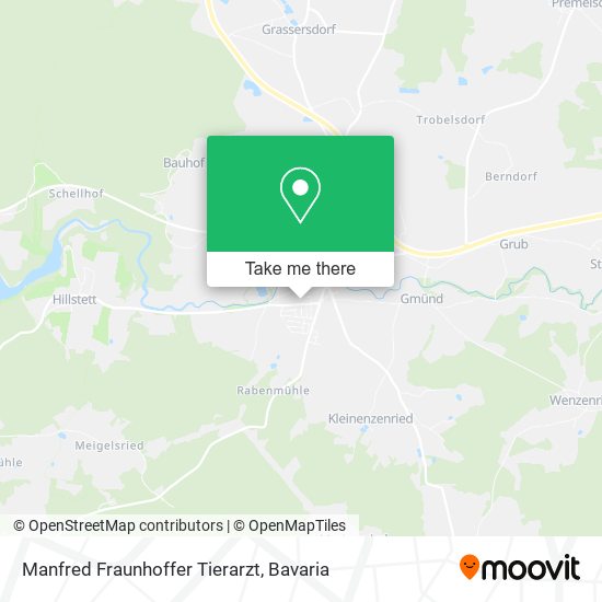 Manfred Fraunhoffer Tierarzt map