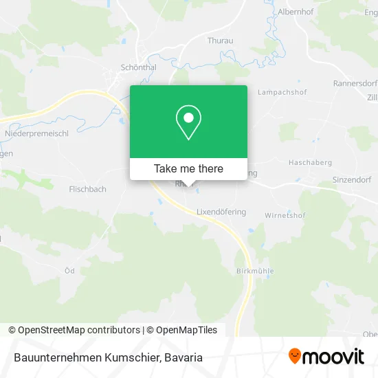 Карта Bauunternehmen Kumschier