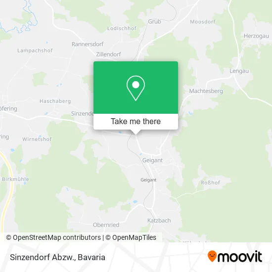 Карта Sinzendorf Abzw.