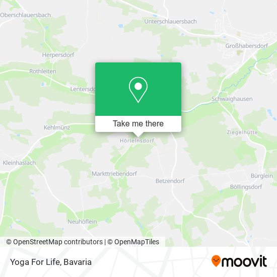 Yoga For Life map