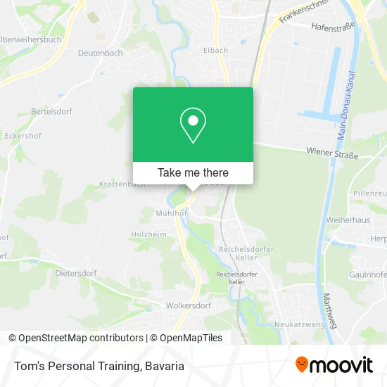 Карта Tom's Personal Training