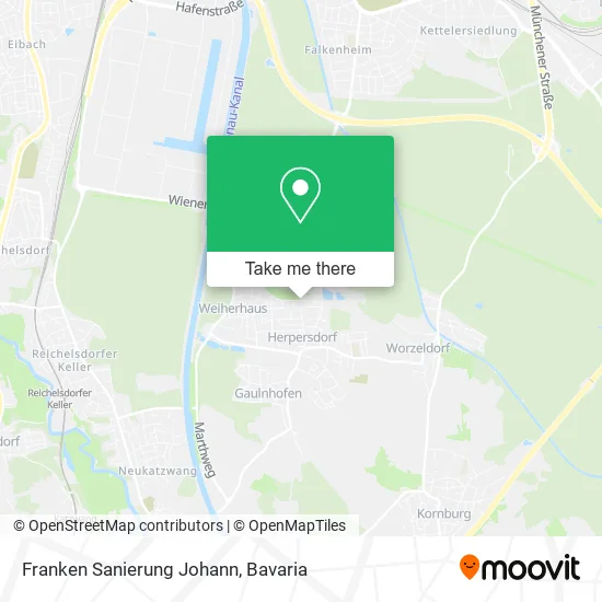 Карта Franken Sanierung Johann