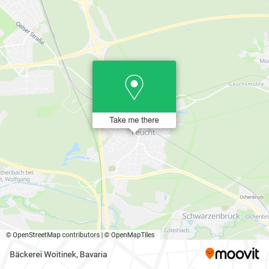 Bäckerei Woitinek map