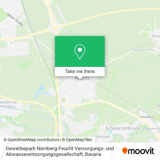 Gewerbepark Nürnberg-Feucht Versorgungs- und Abwasserentsorgungsgesellschaft map
