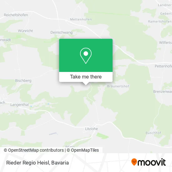 Карта Rieder Regio Heisl