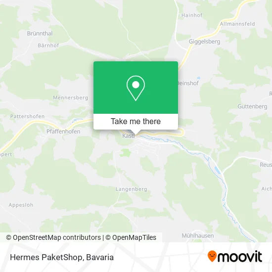 Карта Hermes PaketShop