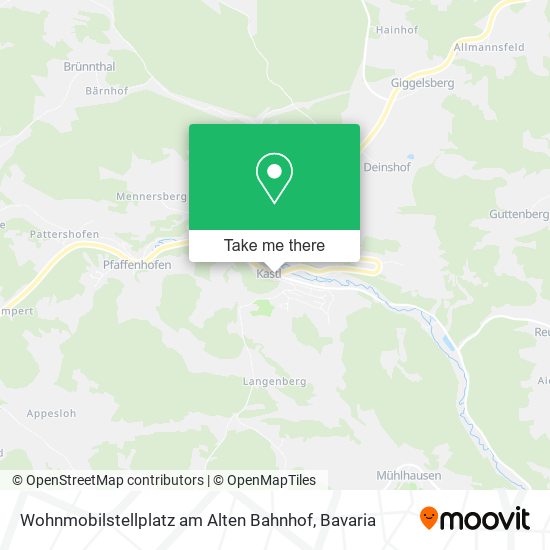 Wohnmobilstellplatz am Alten Bahnhof map