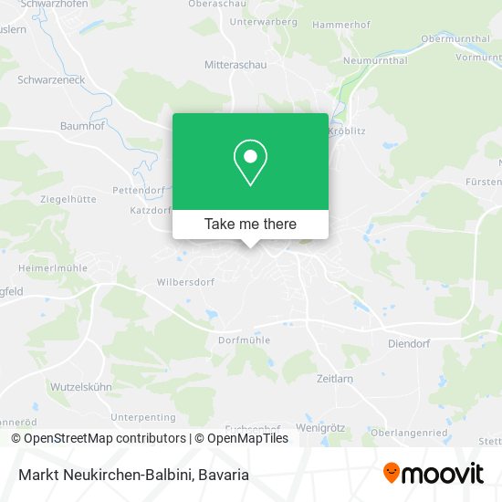 Markt Neukirchen-Balbini map