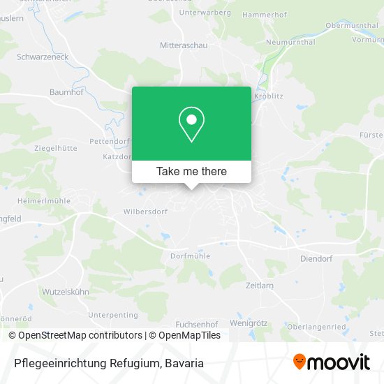 Pflegeeinrichtung Refugium map