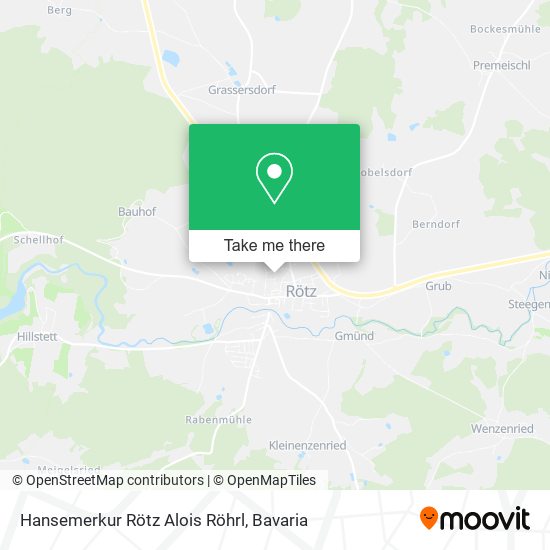 Hansemerkur Rötz Alois Röhrl map