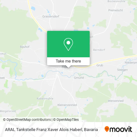 Карта ARAL Tankstelle Franz Xaver Alois Haberl