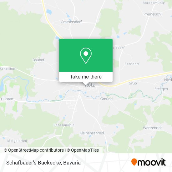 Карта Schafbauer's Backecke