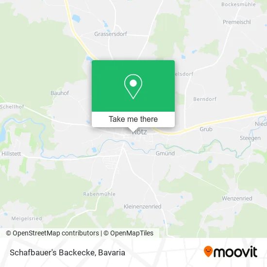 Карта Schafbauer's Backecke