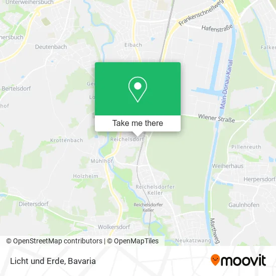 Карта Licht und Erde