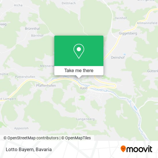 Lotto Bayern map