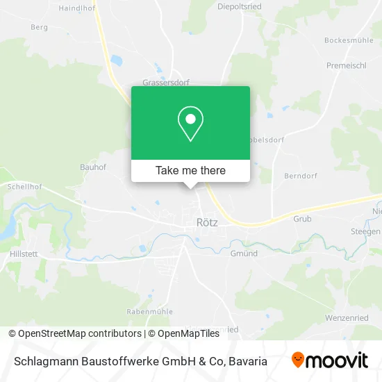 Карта Schlagmann Baustoffwerke GmbH & Co