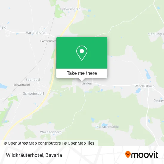 Карта Wildkräuterhotel